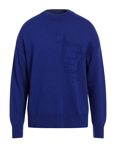 ENTERPRISE JAPAN Jumper Bright blue 40% Viscose, 30% Polyamide, 25% Wool, 5% Cashmere