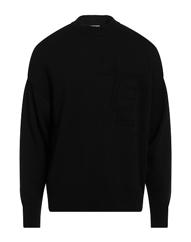 ENTERPRISE JAPAN Jumper Black 40% Viscose, 30% Polyamide, 25% Wool, 5% Cashmere