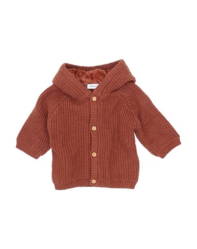 NAME IT® KNITWEAR Brown 60% Cotton, 30% Polyamide, 10% Wool