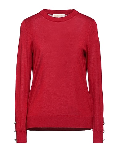 MICHAEL MICHAEL KORS Jumper Red 91% Merino Wool, 8% Nylon, 1% Elastane