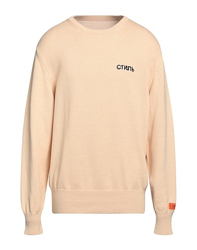 HERON PRESTON Pullover Beige 100% Cotone