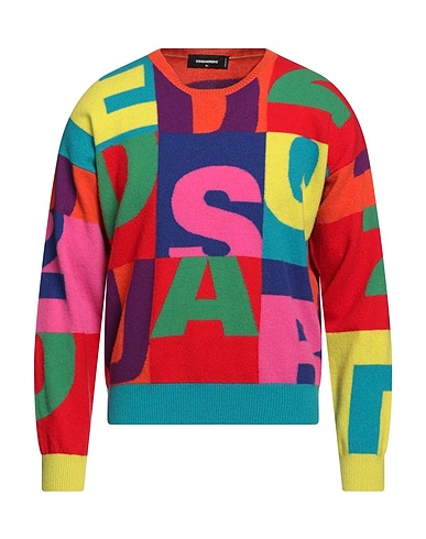 DSQUARED2 Sweater Orange 100% Virgin Wool