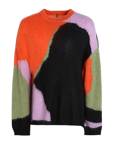 McQ Alexander McQueen Jumper Orange 38% Acrylic, 32% Polyamide, 30% Mohair wool