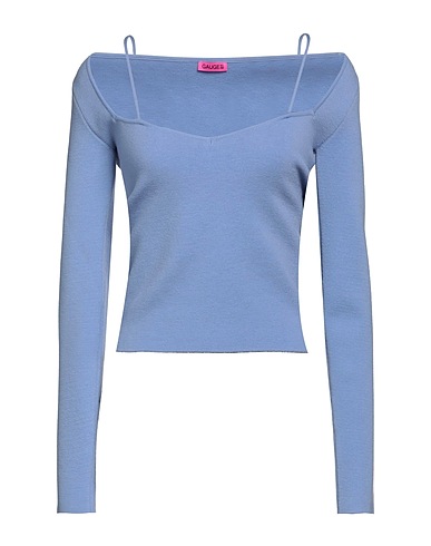 GAUGE81 Jumper Pastel blue 87% Merino Wool, 13% Meryl® Elite