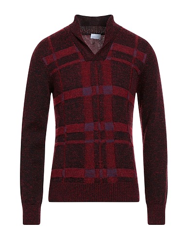 UMBERTO VALLATI Pullover Bordeaux 55% Lana Vergine, 23% Lana Merino, 14% Poliammide, 8% Lana