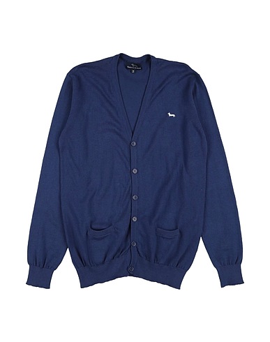HARMONT & BLAINE Cardigan Navy blue 100% Cotton