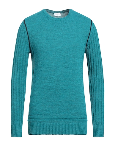 UMBERTO VALLATI Pullover Verde petrolio 50% Lana, 40% Acrilico, 5% Lana di alpaca, 5% Viscosa