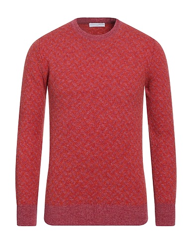UMBERTO VALLATI Jumper Garnet 100% Virgin Wool