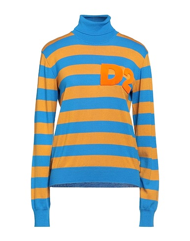 DSQUARED2 Polo neck Azure 100% Virgin Wool