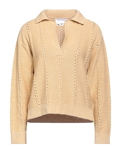 DANIELE FIESOLI Sweater Sand 65% Linen, 35% Organic cotton