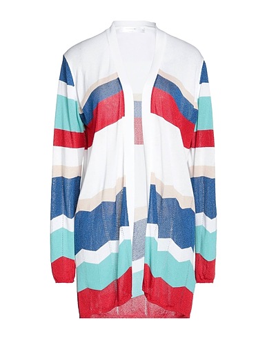 ANONYME DESIGNERS Cardigan White 80% Viscose, 10% Polyamide, 10% Polyester