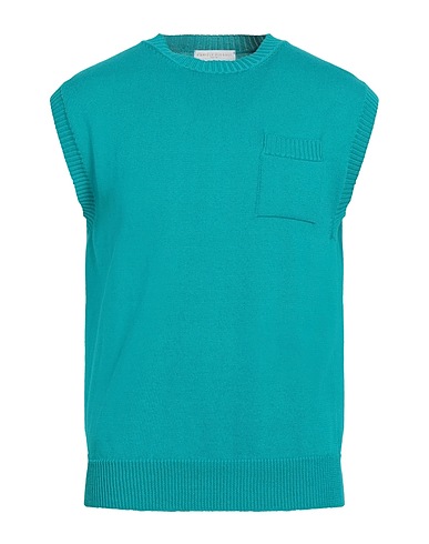 DANIELE FIESOLI Jumper Turquoise 100% Cotton