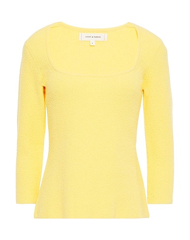 CHINTI & PARKER Pullover Giallo 54% Cotone, 44% Poliammide, 2% Lycra®