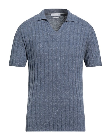 DANIELE FIESOLI Jumper Slate blue 100% Mulberry silk