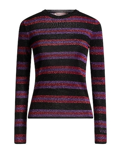 VALENTINO GARAVANI Sweater Black 82% Viscose, 16% Metallic fiber, 2% Polyester