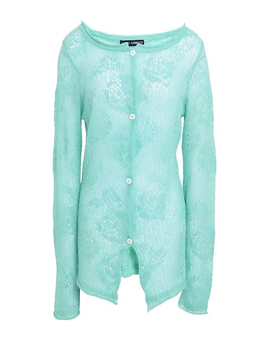 MARCO RAMBALDI Cardigan Verde chiaro 50% Lana mohair, 36% Nylon, 14% Lana Merino