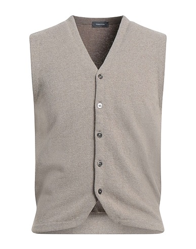 ROSSOPURO Cardigan Taupe 90% Wool, 10% Cashmere