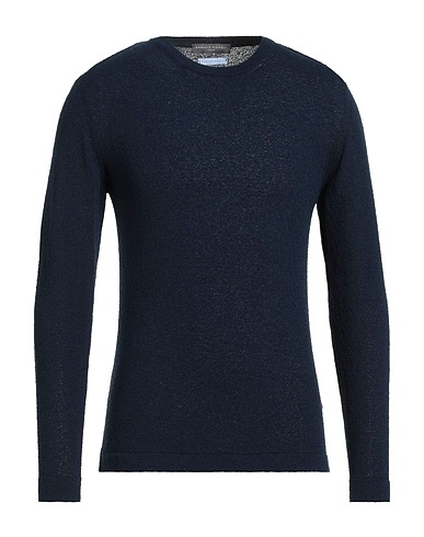 DANIELE FIESOLI Pullover Blu notte 74% Cotone organico, 26% Poliammide riciclato