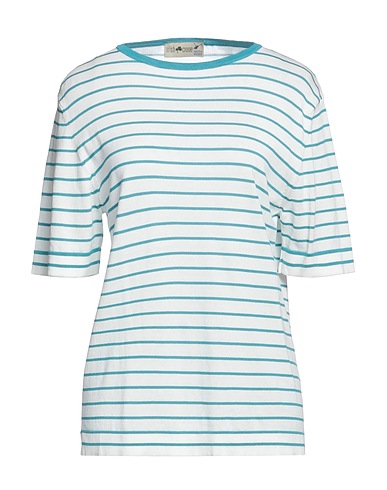 IRISH CRONE Sweater Pastel blue 100% Cotton