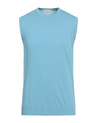 DANIELE FIESOLI Jumper Sky blue 100% Cotton