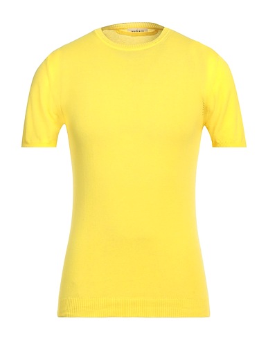 WOOL & CO Jumper Yellow 100% Cotton