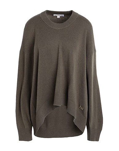 MICHAEL MICHAEL KORS Jumper Military green 95% Wool, 5% Cashmere