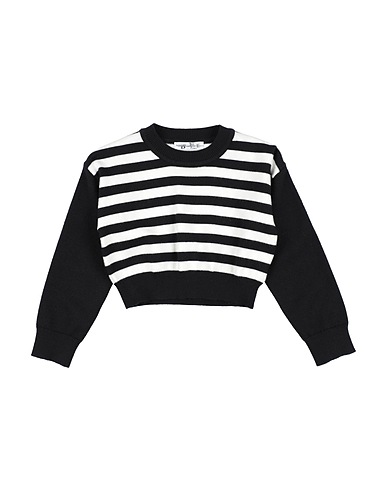 TO BE TOO Jumper Black 45% Viscose, 35% Nylon, 20% Polyester