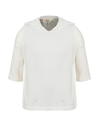 MA'RY'YA Sweater White 100% Cotton
