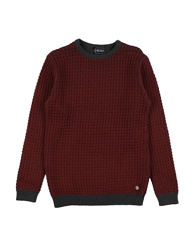 HEROS Sweater Brown 55% Cotton, 40% Nylon, 5% Cashmere