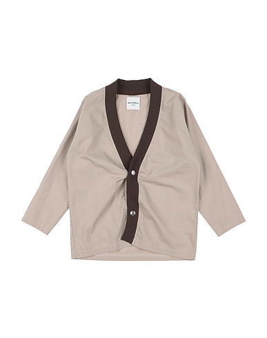 SKILL_OFFICINE Cardigan Tortora 100% Cotone