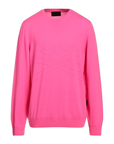 PHILIPP PLEIN Maglia in Cachemire Fucsia 100% Cachemire