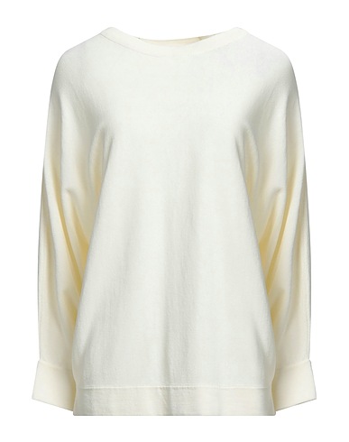 ALPHA STUDIO Sweater Ivory 80% Cotton, 20% Polyamide