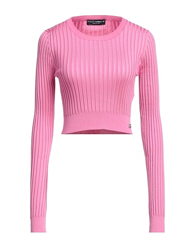 DOLCE&GABBANA Sweater Pink 100% Silk, Brass