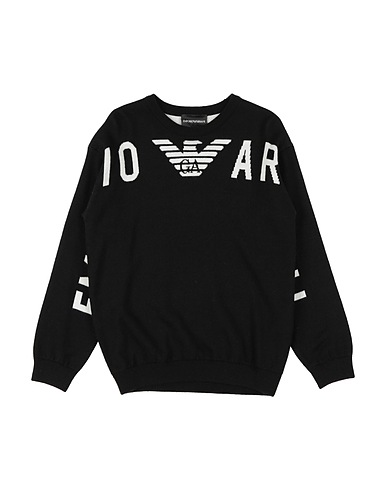 EMPORIO ARMANI Pullover Nero 50% Acrilico, 50% Lana Vergine