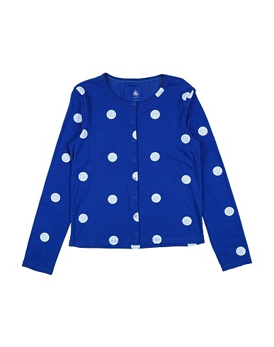 PETIT BATEAU Cardigan Blue 70% Cotton, 30% Linen