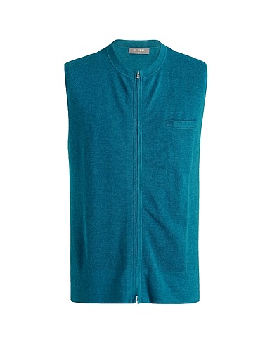 N.PEAL Cardigan Deep teal 70% Cashmere, 30% Silk