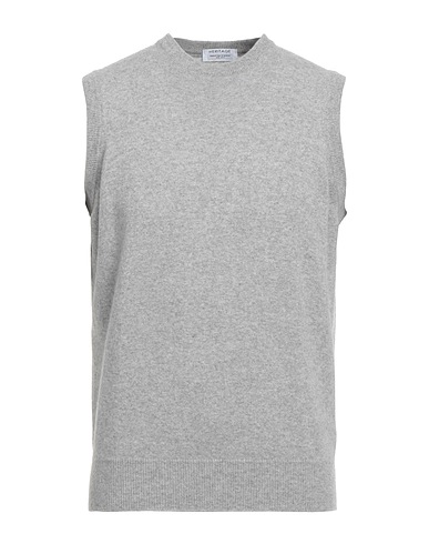HERITAGE Jumper Grey 90% Wool, 10% Cashmere