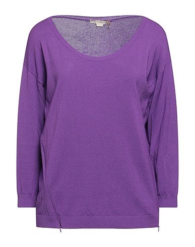 SEVENTY VENEZIA Sweater Purple 90% Viscose, 10% Polyester
