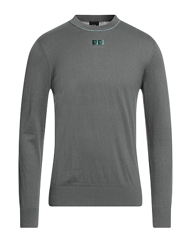 ARMANI EXCHANGE Jumper Military green 53% Cotton, 42% Viscose, 5% Silk