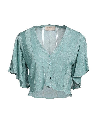 KAOS JEANS Cardigan Turchese 70% Viscosa, 15% Poliestere, 15% Poliammide