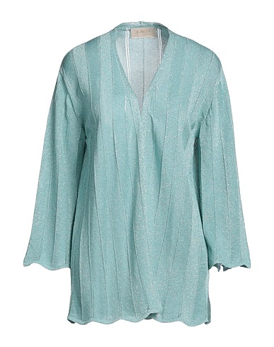 KAOS JEANS Cardigan Turquoise 70% Viscose, 15% Polyester, 15% Polyamide