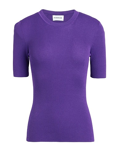 P.A.R.O.S.H. Jumper Purple 82% Cotton, 18% Polyamide