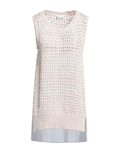 SFIZIO STUDIO Jumper Beige 100% Cotton, Elastane