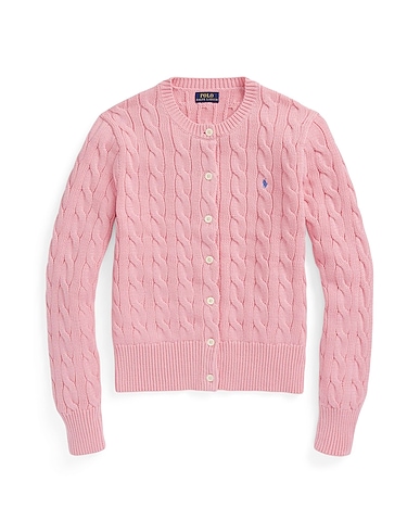 POLO RALPH LAUREN Cardigan Pink 100% Cotton
