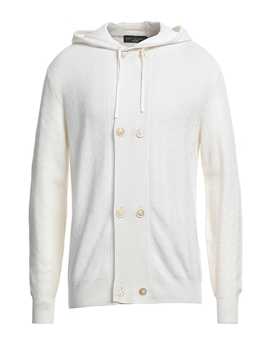 BRETT JOHNSON Cardigan Ivory 100% Cashmere