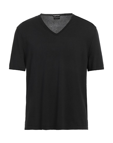 TOM FORD Jumper Black 55% Silk, 45% Cotton