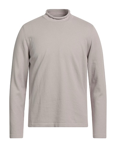 04651/A TRIP IN A BAG Turtleneck Light grey 85% Cotton, 15% Wool