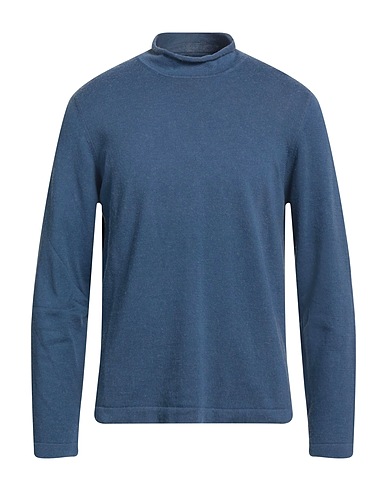04651/A TRIP IN A BAG Polo neck Navy blue 85% Cotton, 15% Wool