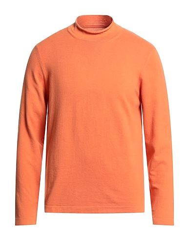 04651/A TRIP IN A BAG Turtleneck Orange 85% Cotton, 15% Wool
