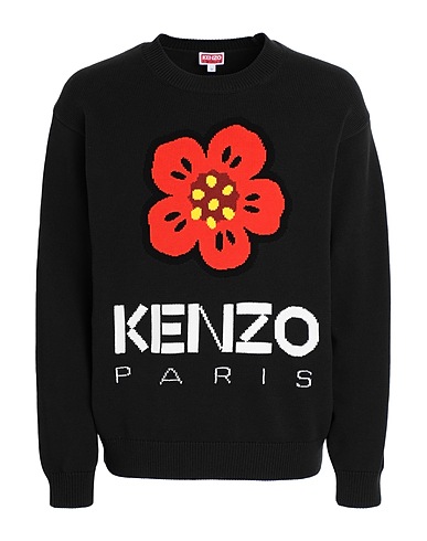 KENZO Jumper Charcoal 100% Cotton
